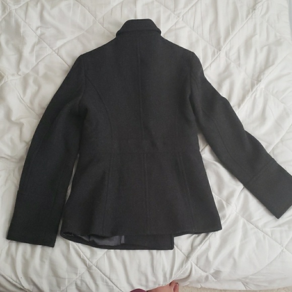 J. Crew Charcoal Pea Coat - Picture 4 of 4